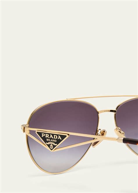 black prada aviators|Prada aviators for women.